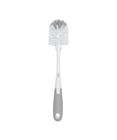 OXO Tot Bottle Brush with Nipple Cleaner and Stand - Gray | Easy Cleaning Solution for Baby Bottles - Buy Online on GoSupps.com