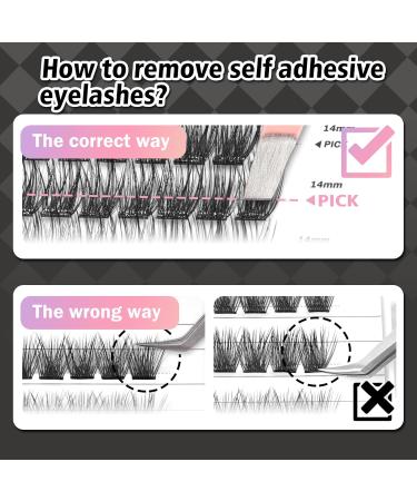 Self Adhesive Eyelashes - 156 Pcs No Glue Needed Invisible 2-Strip Tape Long Lasting & Easy Application - Shop Now - Buy Online on GoSupps.com