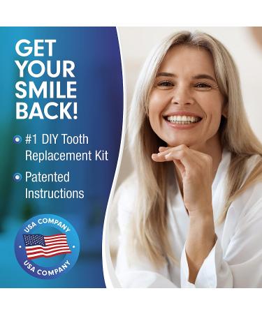 Temporary Tooth Replacement Kit - DIY Filling for Missing Tooth x2 - Buy Online on GoSupps.com