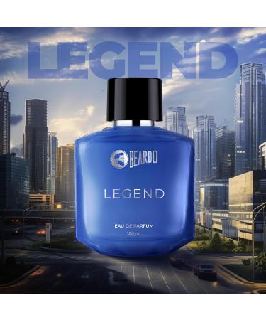 Beardos LEGEND Perfume For Men 100 ml | Eau De Parfum | Valentine's Day Gift for Boyfriend Husband | Intense Fresh Musky Woody| Strong Long Lasting Mens Perfume - Buy Online on GoSupps.com