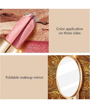 DFEPPJHG Two-tone Luxury Lazy Eyeshadow Stick Glitter Gradient Eyeshadow Stick Two-tone Three-touch Lightweight Luxury Lazy Eyeshadow Stick - Buy Online on GoSupps.com