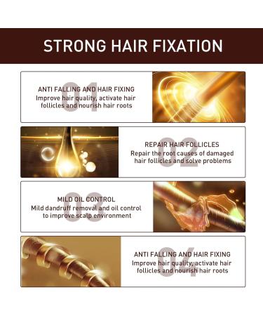 Rosemary Oil for Hair Hair Growth Oil Ginseng Hair Regrowth Serum Relieve Dry Damaged Hair to Target Hair Loss Hair Growth Oil for Hair Rapid Growth and Thickening Trengthen Hair Roots - Buy Online on GoSupps.com