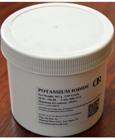 Potassium Iodide USP 500 Grams in a Jar by DR via Priority Mail