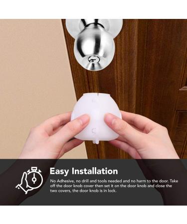 EUDEMON 6 Pack Baby Safety Door Knob Covers - Childproof Door Knob Locks - Buy Online on GoSupps.com