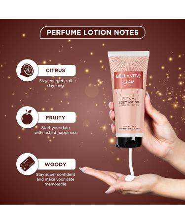 Bella Vita Luxury Glam Perfume Body Lotion - Nourishing & Hydrating with Argan Oil & Shea Butter | 200ml for Soft Supple Skin - Buy Online on GoSupps.com