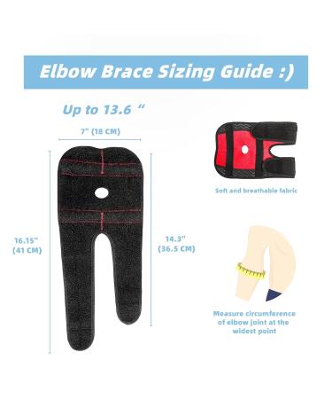 Solmyr Elbow Brace for Tennis & Golfer's Elbow - Adjustable Support Strap with Dual-Spring Stabilizer for Pain Relief & Tendinitis - Unisex - Buy Online on GoSupps.com
