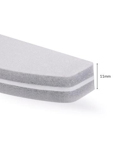 ABA Group 10-Piece Professional Nail Polisher Set - Premium Polishing Blocks for Manicure & Pedicure - Durable & Precise - Made in EU - 100/180 Grit Crescent Moon Gray - Buy Online on GoSupps.com