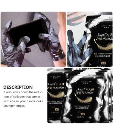 Mobestech 1 Paire de Masques Exfoliants Mains la Boue Volcanique Hydratants et Nourrissants Court Soin Anti- ge pour Peaux S ches et Rugueuses Masque Peeling Mains Femme et Homme - Buy Online on GoSupps.com
