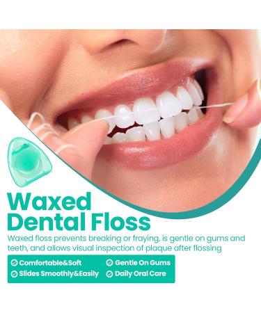 Dandat Bulk Travel Dental Floss - 30 Mint Waxed Boxes | 54.68 Yards Each | Perfect for Adults - Food Removal & Oral Care - Buy Online on GoSupps.com