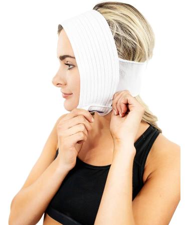 Chin Compression Garment for Post-Surgery Face Lift & Chin Liposuction - Facial Surgery Recovery Wrap (S19) - Buy Online on GoSupps.com