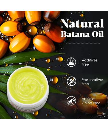 Natural Batana Oil for Hair Growth | 100% Organic & Unrefined | Dr. Sebi's Pure Batana Oil from Honduras for Thickening Hair & Preventing Hair Loss - Buy Online on GoSupps.com