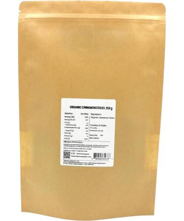 Premium Organic Cinnamon Sticks 1kg - Pure and Natural Spice - Buy Online on GoSupps.com