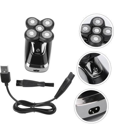 5-in-1 USB Rechargeable Electric Razor & Trimmer for Men - Versatile Shaving Set with Facial Shaver & Hair Clipper - Buy Online on GoSupps.com