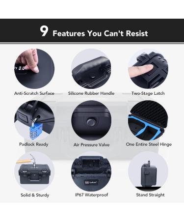 Lykus AT100 Waterproof Hard Case for DJI Avata Goggles 2 and Motion Controller - Compact & Light | Dual-Layer Foam Insert | CASE ONLY - Buy Online on GoSupps.com