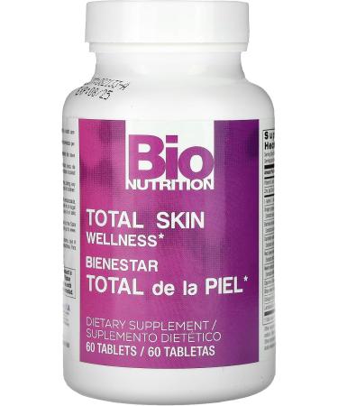 Bio Nutrition Total Skin Wellness 60 Tablets - Buy Online on GoSupps.com