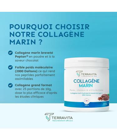 Patented MARINE COLLAGEN Powder | 325 Grams of Pure Type 1 Collagen Peptides | Supple Joints Smooth Skin & - Buy Online on GoSupps.com