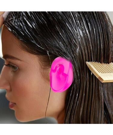 Silicone Ear Covers - Ear Earmuffs Ear Covers Hair Dye Earmuffs Silicone Reusable Ear Protectors Hair Perm Shield Ear Shower Covers Pink - Buy Online on GoSupps.com