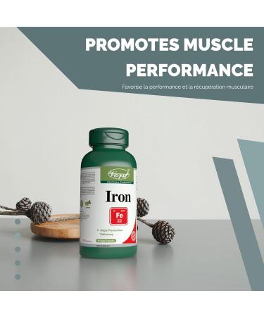 VORST Iron Supplement 45mg 90 Vegan Capsules | Max Strength Formula for Iron Deficiency and Fatigue | Made with Ferrous Fumarate Mineral for Men & Women | Alternative to Liquid | 1 Bottle 90 count (Pack of 1) - Buy Online on GoSupps.com