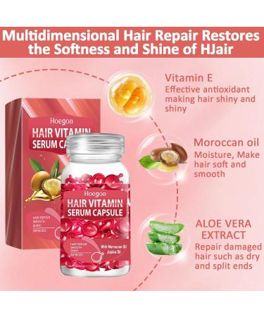 Nadiaen Bali Secret Hair Vitamin 30 Capsules Hair Vitamins Oil Capsules Leave-in Hair Vitamin Serum Capsule Hair Vitamins Oil Prevent Hair Loss and Enhance Shine for Dry Damage Hair - Buy Online on GoSupps.com