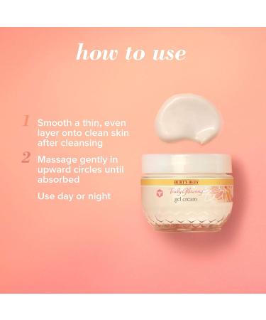 Burt's Bees Truly Glowing Replenishing Gel Face Cream Face Moisturizer for Normal and Combination Skin 99% Natural Origin Developed with Dermatologists 51g Gel Cream With Hydrate and Glow Complex - Buy Online on GoSupps.com