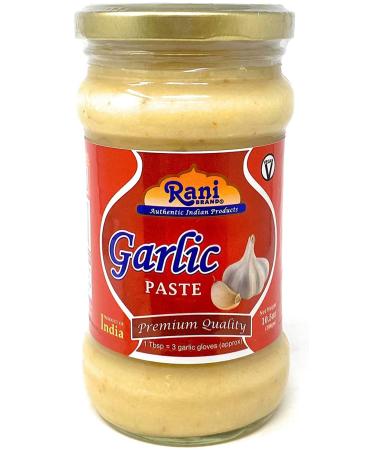 Rani Garlic Cooking Paste 10.5oz (300g) Glass Jar Vegan | Gluten Free | Non-GMO | No Colors | Indian Origin Garlic 300 g (Pack of 1)