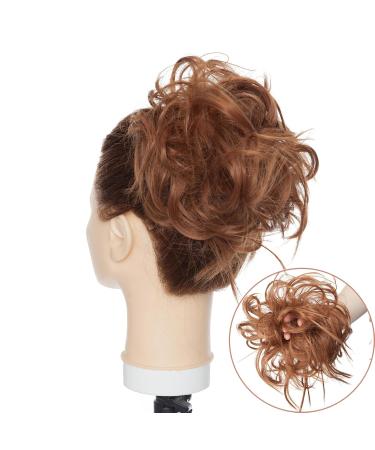 Shop TESS Hair Tie - Voluminous Messy Bun Hairpiece (Light Auburn) - Perfect for Women & Girls | 45g Elastic Band - Buy Online on GoSupps.com