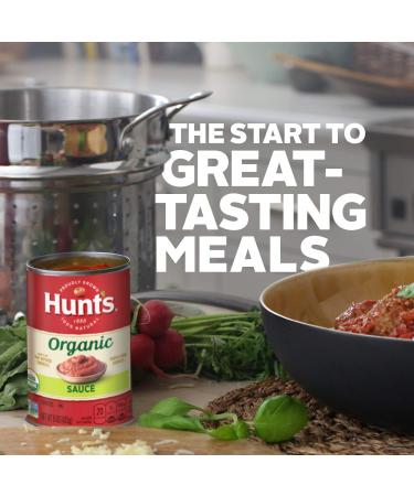 Hunt's Organic Tomato Sauce 15 oz 12 Pack - Keto Friendly | Buy Online - Buy Online on GoSupps.com