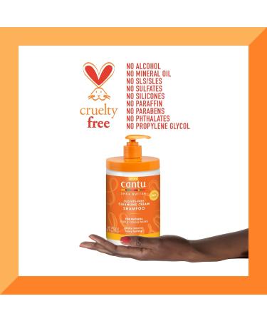 Cantu Cleansing Cream Shampoo 709g SALON SIZE Unscented - 1 Pack - Buy Online on GoSupps.com