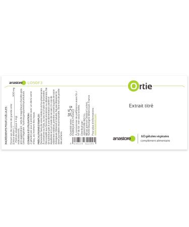 Nettle Root Extract (Urtica Dioica) - 250mg | 60 Veggie Capsules for Energy Weight Management & Urinary Health - Buy Online on GoSupps.com