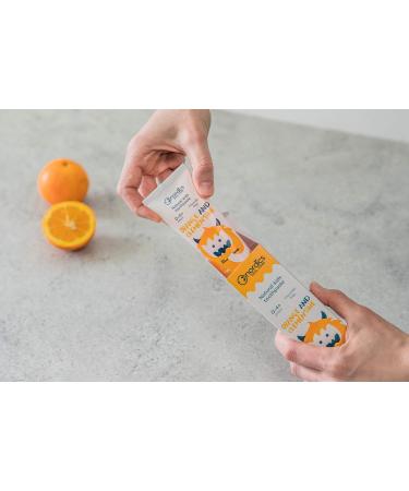 Nordics Organic Care Toothpaste for Kids - Fluoride-Free Orange Clementine Flavor - Buy Online on GoSupps.com