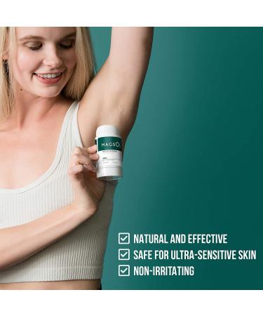 Aluminum-Free Natural Deodorant for Men 2 Pack - Sandalwood & Hunter Scents - Buy Online on GoSupps.com