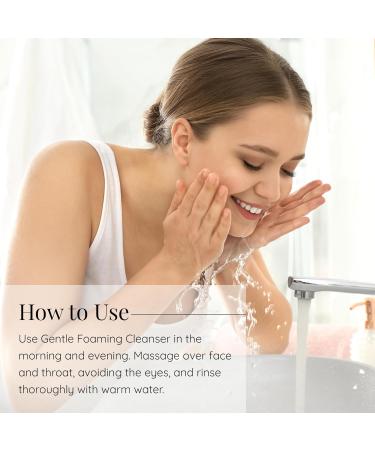 Aloette Gentle Foaming Facial Cleanser - Hydrating Face Wash for All Skin Types - 6 Fl Oz | Rejuvenate & Replenish Natural Moisture - Buy Online on GoSupps.com