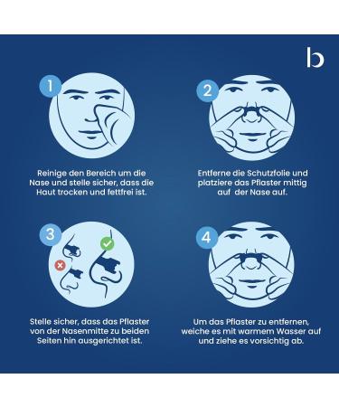 Behale 30x Nose Plaster Strips - Anti-Snoring Support for Better Sleep | Effective Snoring Solution & Nose Breathing Aid - Buy Online on GoSupps.com