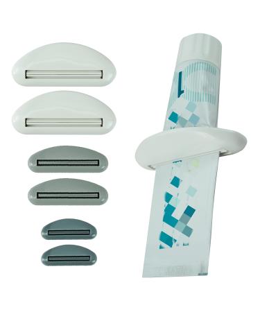 Excelity 6 Sets Tube Squeezer Clip for Toothpaste, Hand Cream, Paint Tube, Cosmetics, Easy Press & Reduces Waste