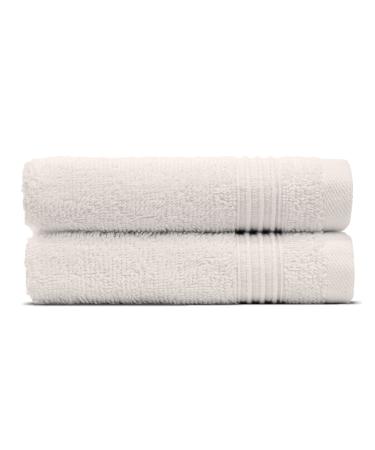 Cosy House Collection 2-Pack Essential Cotton Washcloth Towel Set - Ultra Soft Absorbent & Quick Drying - Luxury 100% Cotton Plush Towel - for Bathroom Shower & Kitchen (Washcloth Ivory) 2-Pack Washcloth Beige