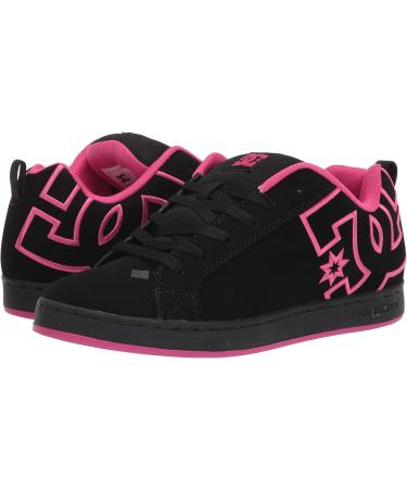 Buy DC Women's Court Graffik Skate Shoe 41 EU - Black Pink | International Shipping Available - Buy Online on GoSupps.com