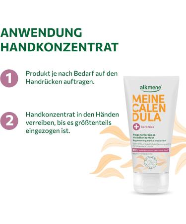  Alkmene alkmene 6 x 75ml Calendula Regenerating Hand Concentrate for Damaged Hands - Extra Dry and Chapped Hand Cream - Vegan Hand Cream for Men - Buy Online on GoSupps.com