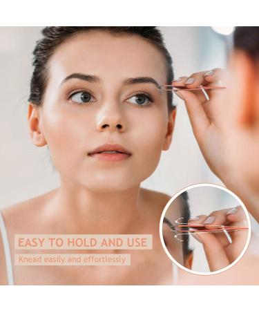 Upmore 4x Colored Stainless Steel Tweezers Set - Eyebrow Tweezers & Scissors for Precision Grooming - Buy Online on GoSupps.com