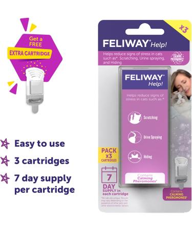 Feliway Help 3 Refill Pack White - Buy Online on GoSupps.com