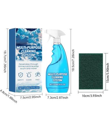 120ml Splash Foam Spray - Splash Foam Spray All Purpose Cleaner Multi- Oven Purpose Cleaning System for Kitchen Bathroom (1pcs) - Buy Online on GoSupps.com