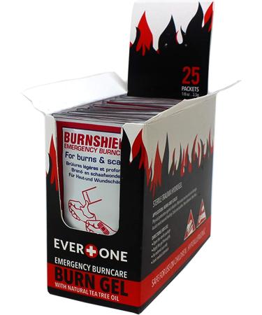 EverOne Emergency Burncare Burn Gel 3.5g Packets - 25 Count Pack of 1 | Soothing Relief for Burns - Buy Online on GoSupps.com