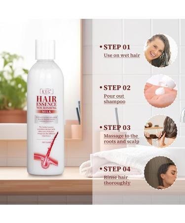 KVG Hair Growth Shampoo | Natural Solution for Thinning Brittle Hair - Strengthen & Stop Hair Loss (250ml - Buy Online on GoSupps.com