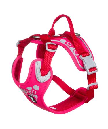 Hurtta Weekend Warrior Dog Harness Chest Harness for Large Dogs Ruby Red 100-120 cm Ruby 100-120 cm