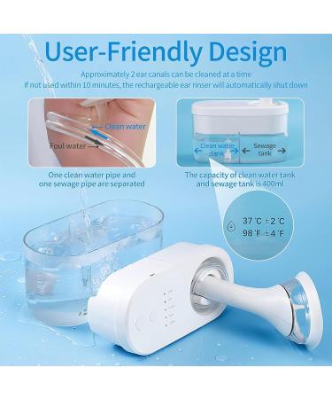 YYNPZQE Electric Ear Wax Removal Tool | Professional Ear Irrigation Flushing System | Safe & Effective Earwax Removal Kit for Adults & Kids | Includes 3 Ear Tips & 2 Ear Picks - Buy Online on GoSupps.com