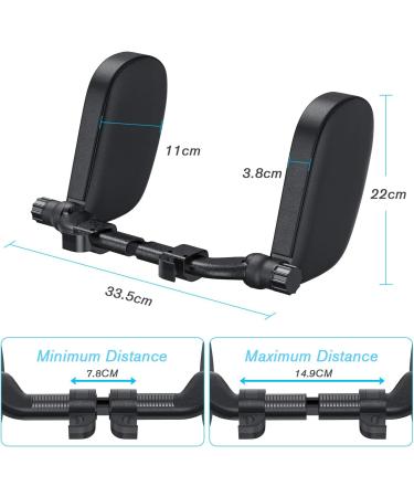 Buy Bannio Headrest for Kids | 360 Neck Support Car Pillow - Leather Adjustable & Durable - Buy Online on GoSupps.com