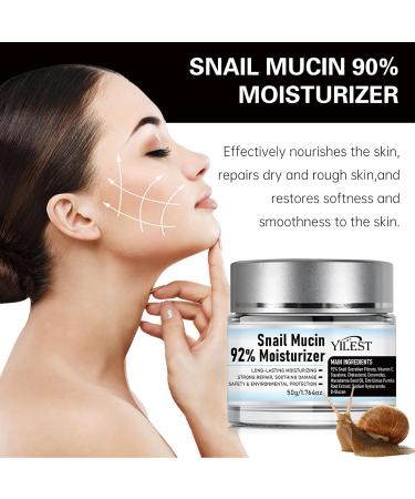 Snail Mucin 92% Moisturizer Gel Cream | Daily Face Repair & Hydration | Baba de Caracol Original - Shop Internationally - Buy Online on GoSupps.com