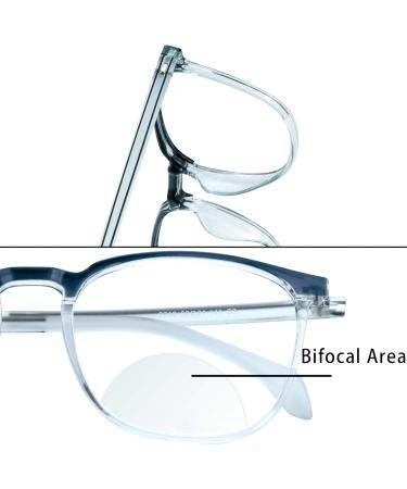 Buy Vision Global Blue Light Blocker Glasses for Women - Stylish Square Frame Anti-Eye Load Glare-Free | Computer & TV Reading Glasses - Clear Blue (C3) SG 2.0 X - Buy Online on GoSupps.com