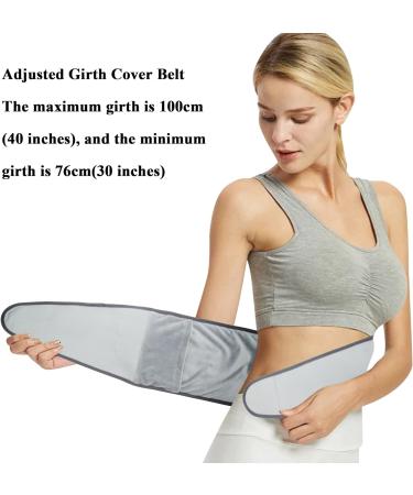 2L Hot Water Bottle Belt for Women - Natural Rubber with Faux Fleece Cover for Pain Relief - Buy Online on GoSupps.com