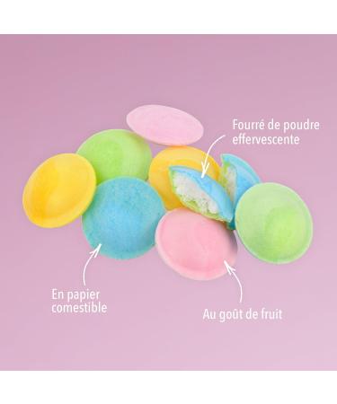 Woogie Soucoupes volantes 127g env. 100 pi ces - OVNIs effervescents multicolores en gaufrettes de papier alimentaire - Friandises r tro cultes pour f tes anniversaires d'enfants & classes d' cole - Buy Online on GoSupps.com