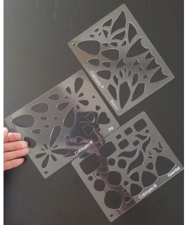 Cabtopia -- 3 Lapidary Jewelry Design Templates Breeze  Essential  Joy